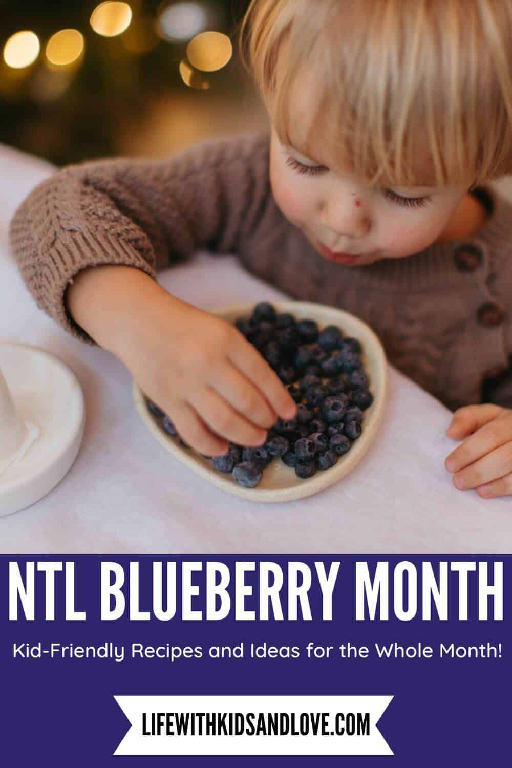Celebrating National Blueberry Month with Kids