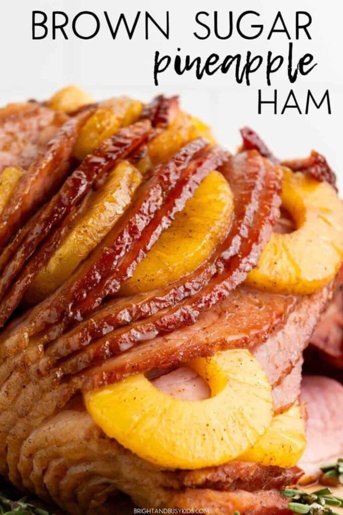 Brown Sugar Pineapple Baked Ham