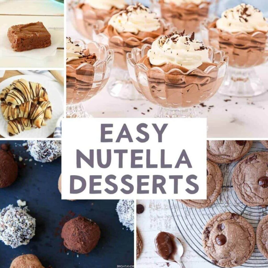 Nutella Dessert Recipes