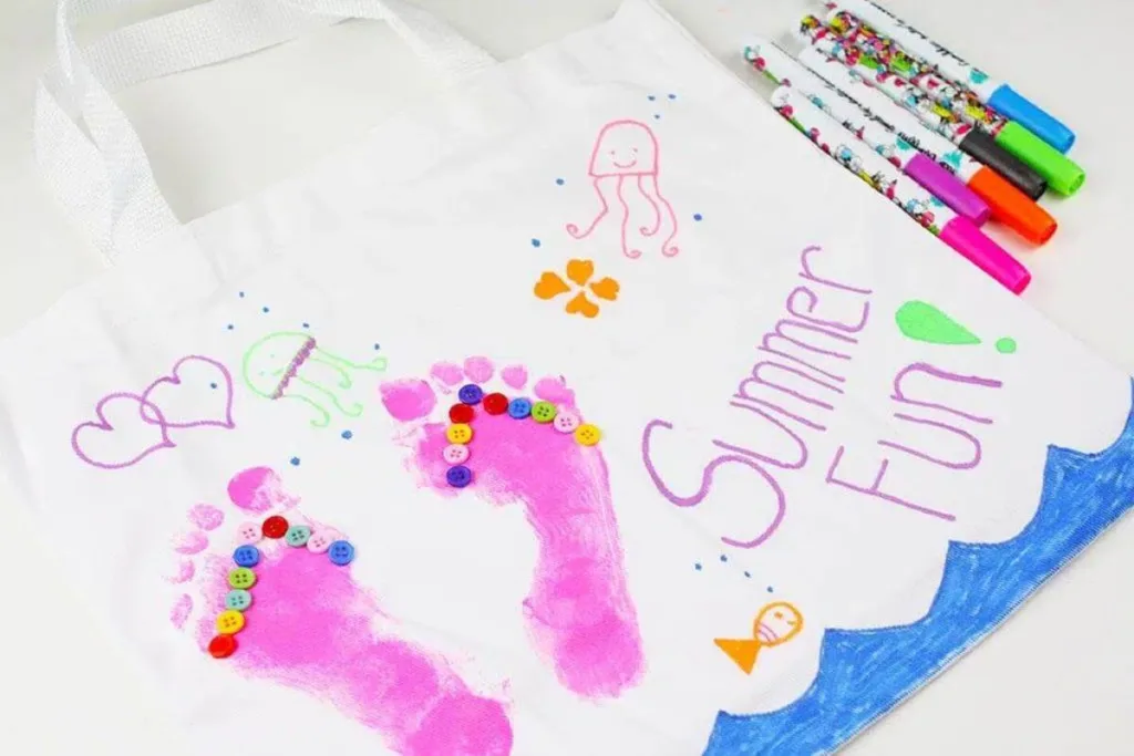 DIY Flip Flop Beach Bag