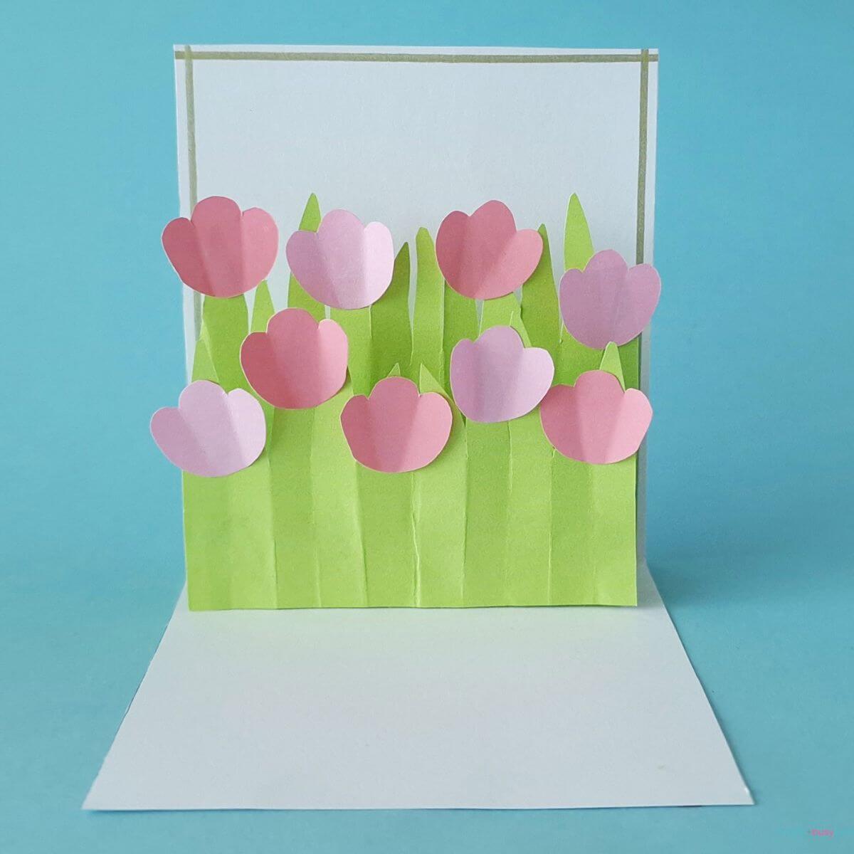 Tulip Popup Card